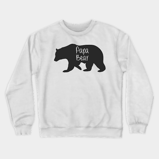 Papa Bear Crewneck Sweatshirt by maddubbard